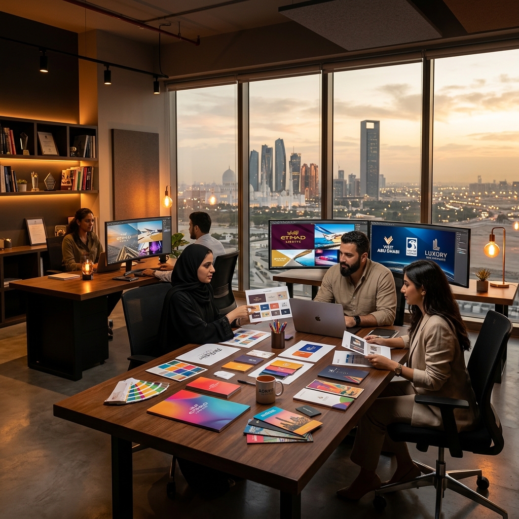 LEGA Creative Studio — premium advertising workspace in Abu Dhabi